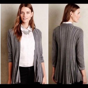 Anthropologie Knitted and Knotted open cardigan size M